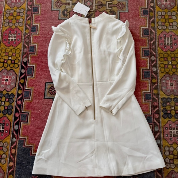 Ted Baker Fashal Long Sleeve A-Line White Dress SZ 3 NWT Perfect for holidays - Picture 12 of 12